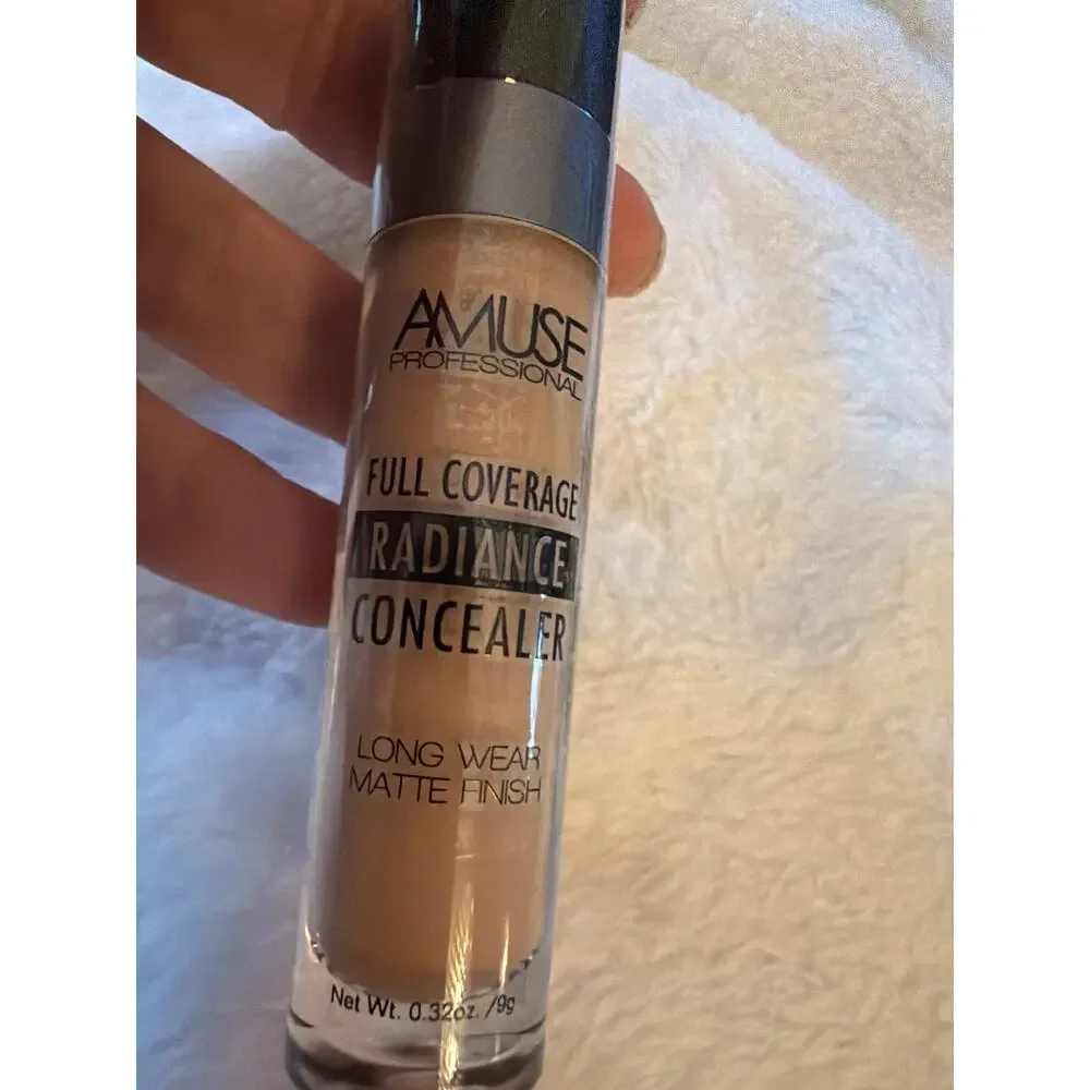 AMUSE Full Coverage Radiance Concealer Sepia KL237-5 Long Wear Matte 0.32 oz